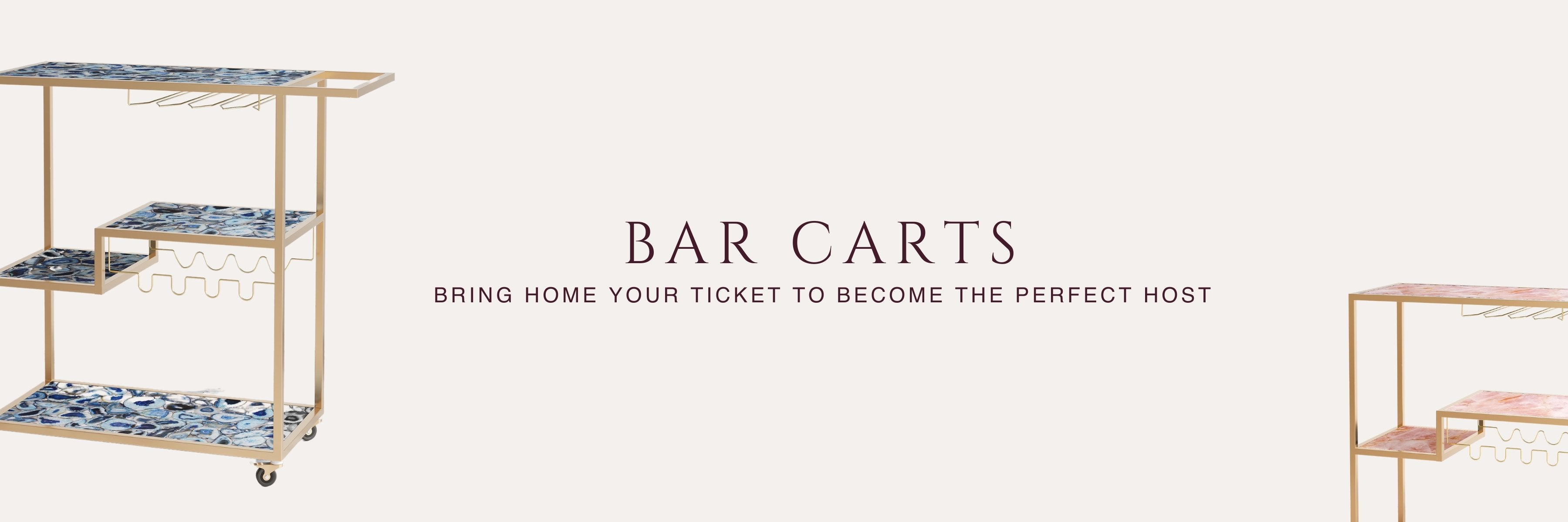 Bar Carts | HAUTE ARTE