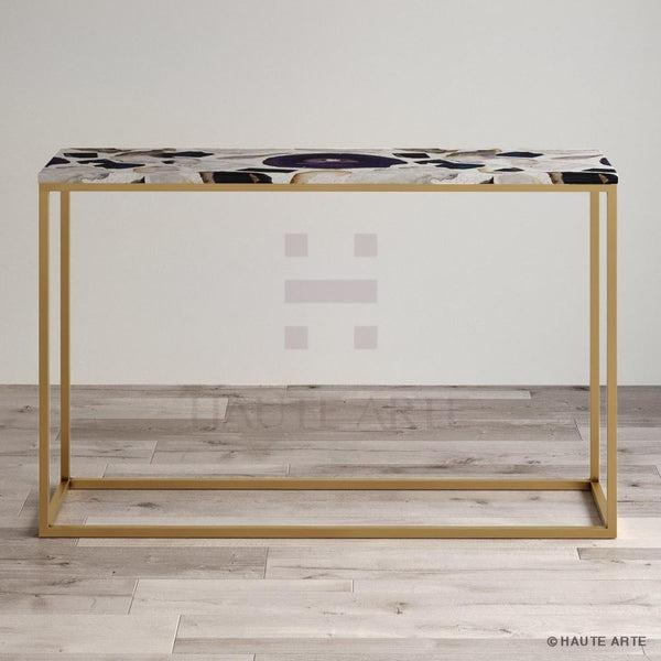 Agate Terrazzo Console Table - HAUTE ARTE
