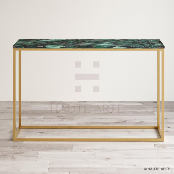 Aventurine Terrazzo Console Table - HAUTE ARTE