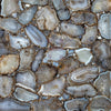 Grey Agate Semi Precious Stone Slab - HAUTE ARTE