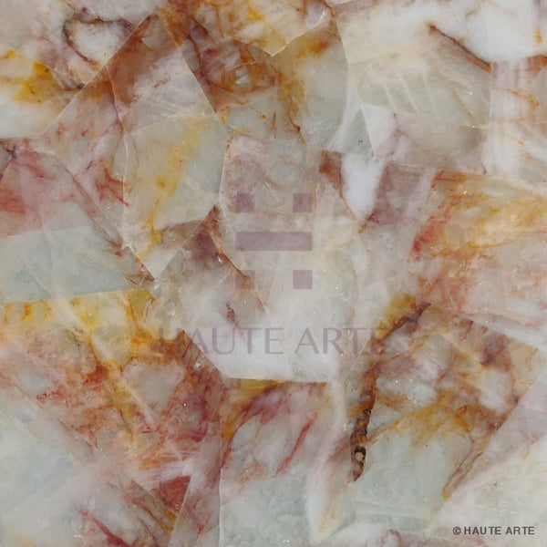 Hematite Quartz Semi Precious Stone Slab - HAUTE ARTE