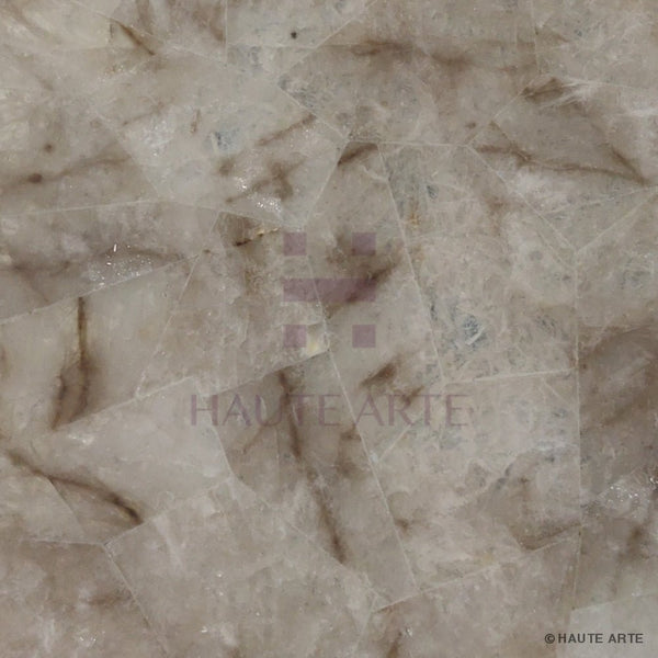 Lite Smoky Quartz Semi Precious Stone Slab - HAUTE ARTE