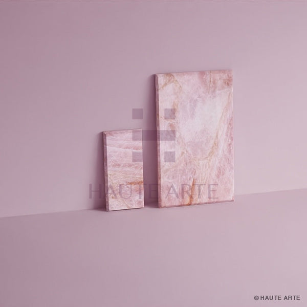 Rose Quartz Tiles - HAUTE ARTE