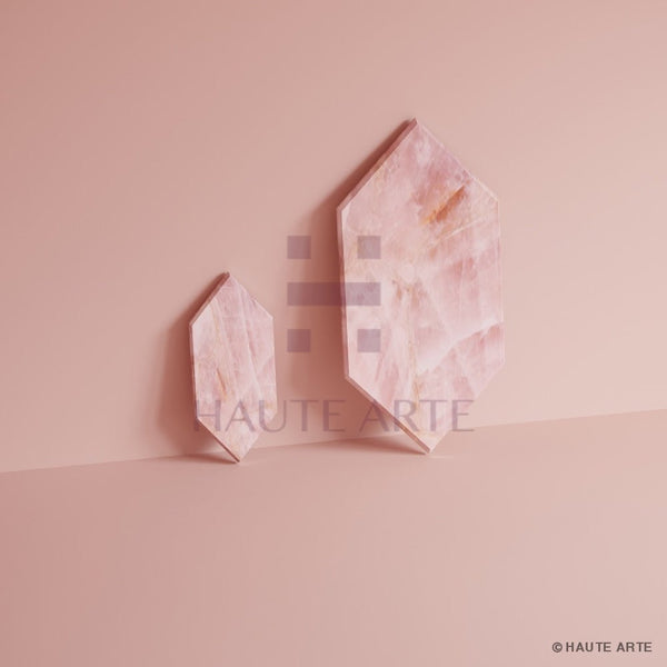 Rose Quartz Tiles - HAUTE ARTE