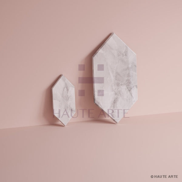 White Quartz Tiles - HAUTE ARTE