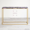 Amethyst Terrazzo Console Table - HAUTE ARTE