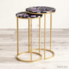 Amethyst Terrazzo Nested Side Table - HAUTE ARTE