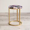 Amethyst Terrazzo Side Table - HAUTE ARTE