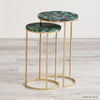 Aventurine Terrazzo Nested Side Table - HAUTE ARTE