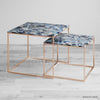 Blue Agate Nested Coffee Table - HAUTE ARTE