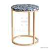 Blue Agate Side Table - HAUTE ARTE