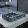 Blue Agate Wash Basin - HAUTE ARTE