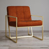 Burnt Orange Armchair - HAUTE ARTE