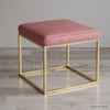 Dusty Rose Ottoman - HAUTE ARTE