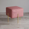 Dusty Rose Ottoman - HAUTE ARTE