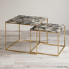 Grey Agate Nested Coffee Table - HAUTE ARTE