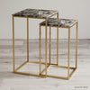 Grey Agate Nested Side Table - HAUTE ARTE