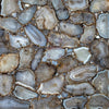 Grey Agate Semi Precious Stone Slab - HAUTE ARTE