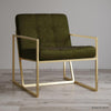 Olive Green Armchair - HAUTE ARTE