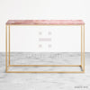 Rose Quartz Console Table - HAUTE ARTE