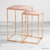 Rose Quartz Nested Table - HAUTE ARTE