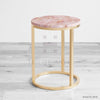 Rose Quartz Side Table - HAUTE ARTE