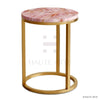 Rose Quartz Side Table - HAUTE ARTE