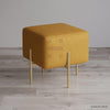 Turmeric Brown Ottoman - HAUTE ARTE