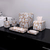 White Agate Bathroom Vanity Set - HAUTE ARTE