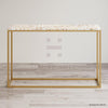 White Agate Console Table - HAUTE ARTE