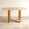 White Agate Dining Table - HAUTE ARTE