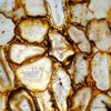 White Agate Semi Precious Stone Slab - HAUTE ARTE